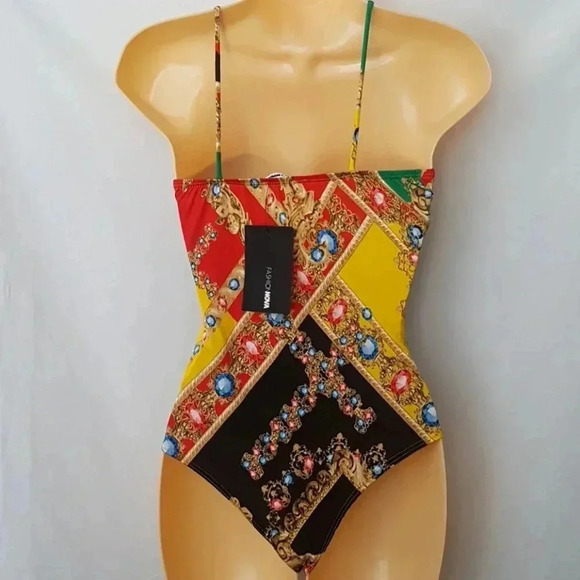 NWT Fashion Nova Floral bodysuit size small - Picture 5 of 7